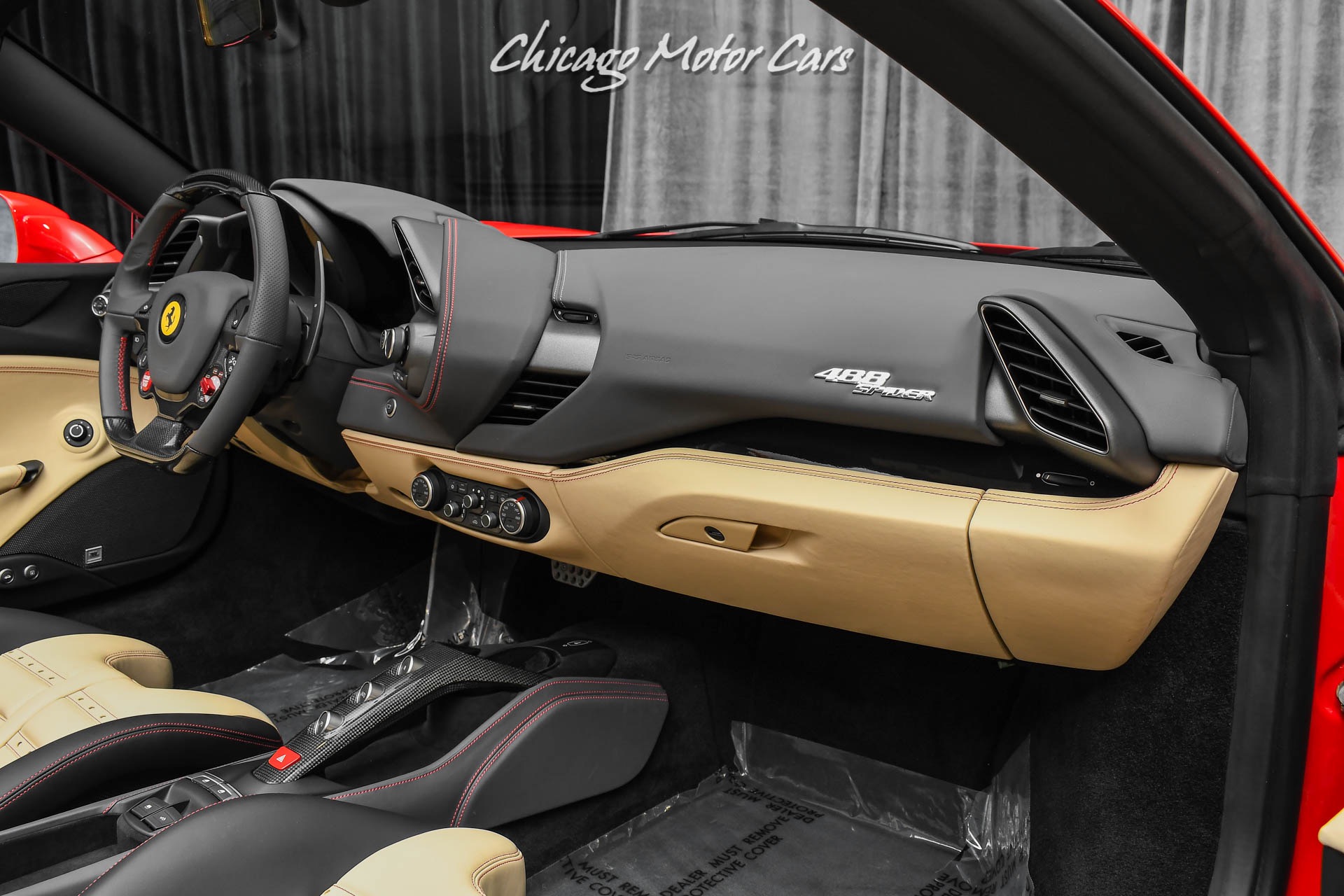 Used-2019-Ferrari-488-Spider-Only-1700-Miles-Carbon-Fiber-Everywhere-Optioned-Extremely-Well