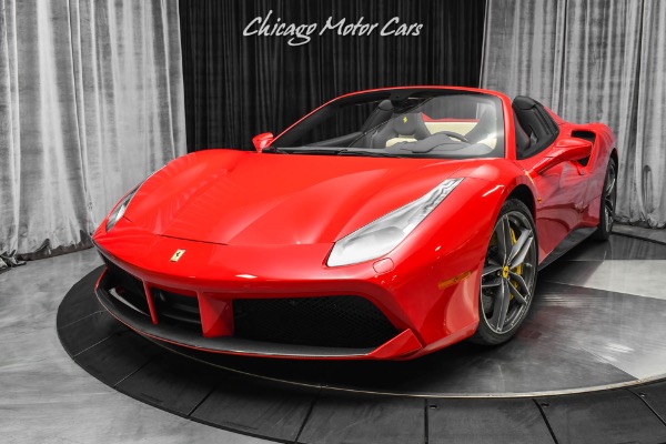 Used-2019-Ferrari-488-Spider-Only-1700-Miles-Carbon-Fiber-Everywhere-Optioned-Extremely-Well