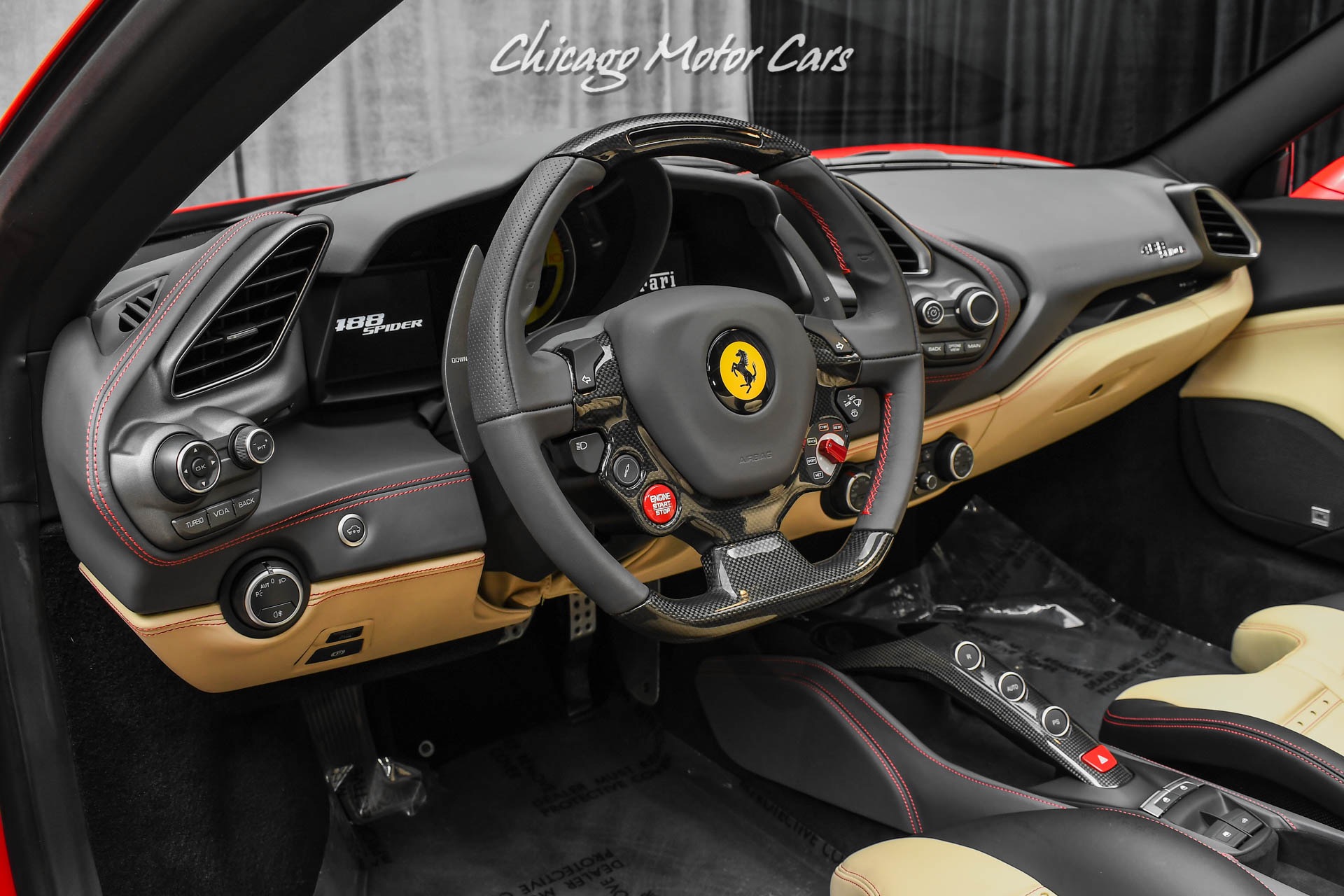 Used-2019-Ferrari-488-Spider-Only-1700-Miles-Carbon-Fiber-Everywhere-Optioned-Extremely-Well