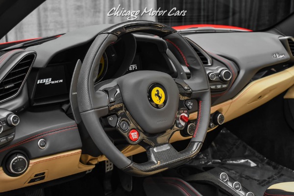 Used-2019-Ferrari-488-Spider-Only-1700-Miles-Carbon-Fiber-Everywhere-Optioned-Extremely-Well