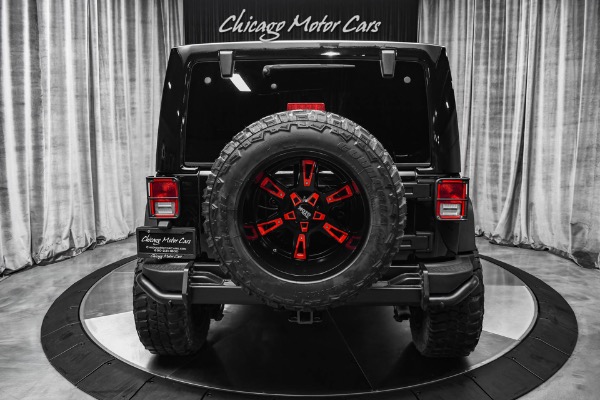Used 2013 Jeep Wrangler Unlimited Sahara Moab! 4 inch! Lift 35in Tires Hardtop + Bestop Soft top! Leather! for sale Sold at Chicago Motor Cars in West Chicago IL 60185 4