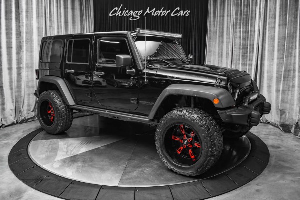 Used 2013 Jeep Wrangler Unlimited Sahara Moab! 4 inch! Lift 35in Tires Hardtop + Bestop Soft top! Leather! for sale Sold at Chicago Motor Cars in West Chicago IL 60185 6