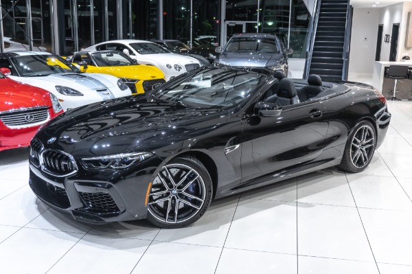 Used 2020 BMW M8 Convertible AWD Original MSRP $147k+ Only 3k Miles! Triple Black! for sale Sold at Chicago Motor Cars in West Chicago IL 60185 3