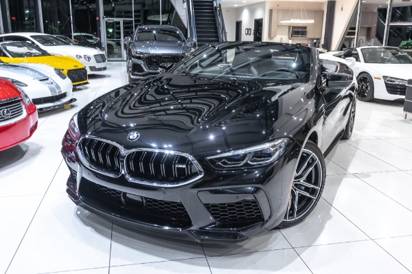 Used 2020 BMW M8 Convertible AWD Original MSRP $147k+ Only 3k Miles! Triple Black! for sale Sold at Chicago Motor Cars in West Chicago IL 60185 4