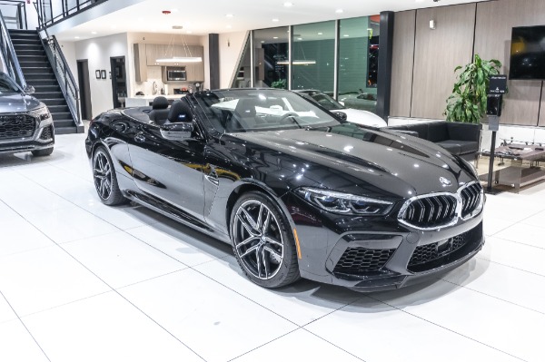 Used 2020 BMW M8 Convertible AWD Original MSRP $147k+ Only 3k Miles! Triple Black! for sale Sold at Chicago Motor Cars in West Chicago IL 60185 6