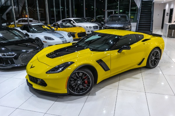 Used 2016 Chevrolet Corvette Z06 Coupe 2LZ 7-Speed Manual Corvette Racing Yellow 1 Owner Bone Stock! for sale Sold at Chicago Motor Cars in West Chicago IL 60185 3