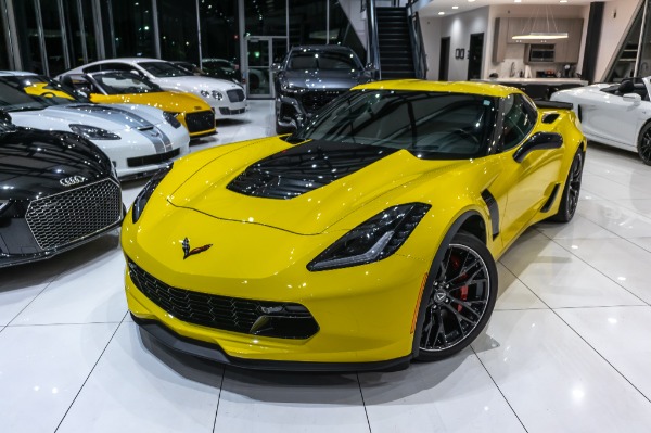 Used 2016 Chevrolet Corvette Z06 Coupe 2LZ 7-Speed Manual Corvette Racing Yellow 1 Owner Bone Stock! for sale Sold at Chicago Motor Cars in West Chicago IL 60185 4