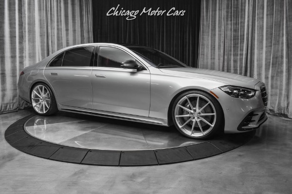 Used 2021 Mercedes-Benz S580 4 Matic AMG Line! Anrky Wheels! New Body Style! Only 60 Miles LOADED for sale Sold at Chicago Motor Cars in West Chicago IL 60185 6