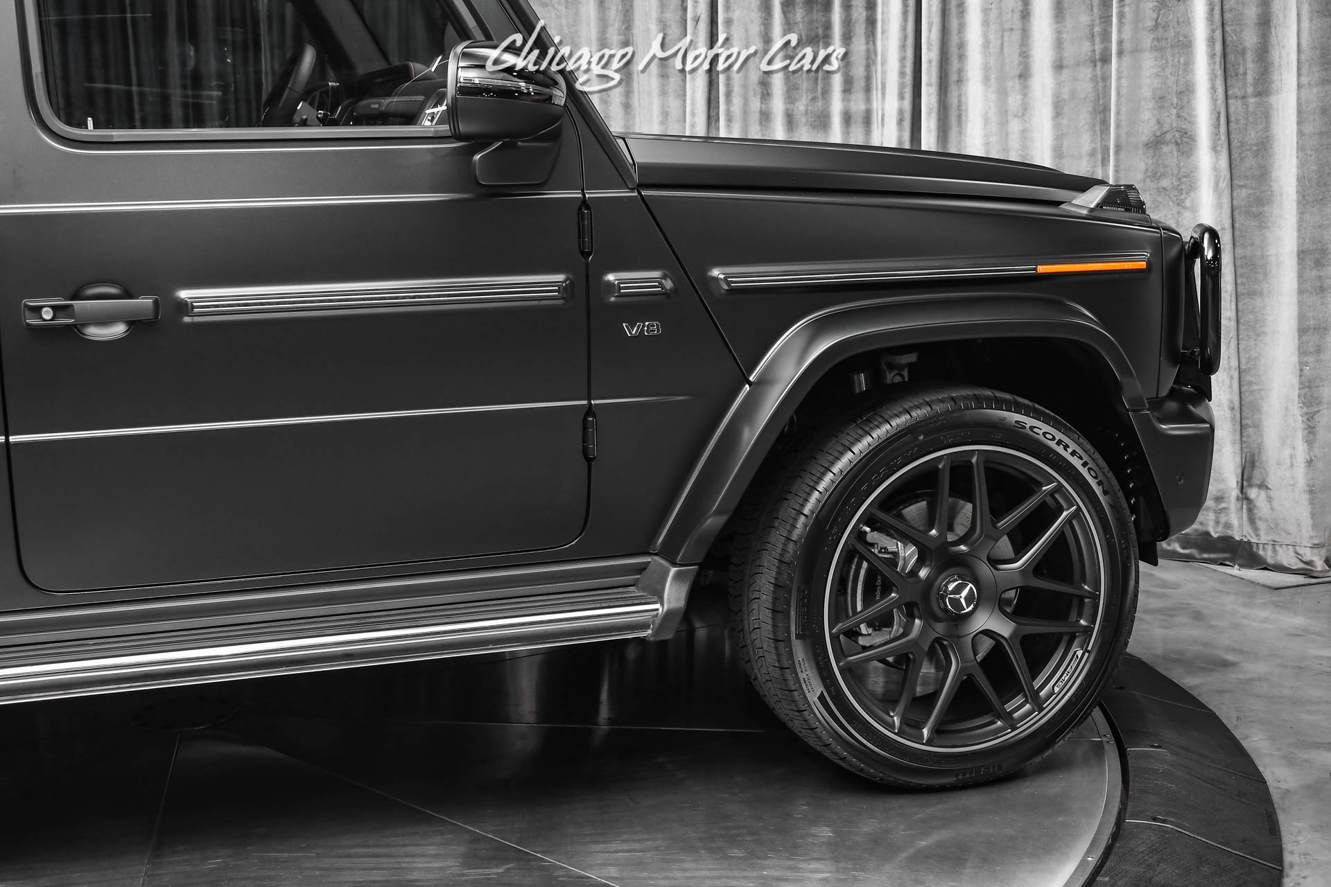 Used-2020-Mercedes-Benz-G550-4Matic-Designo-Matte-Black-Carbon-Fiber-Matte-Black-Cross-Spoke-G63-Wheels