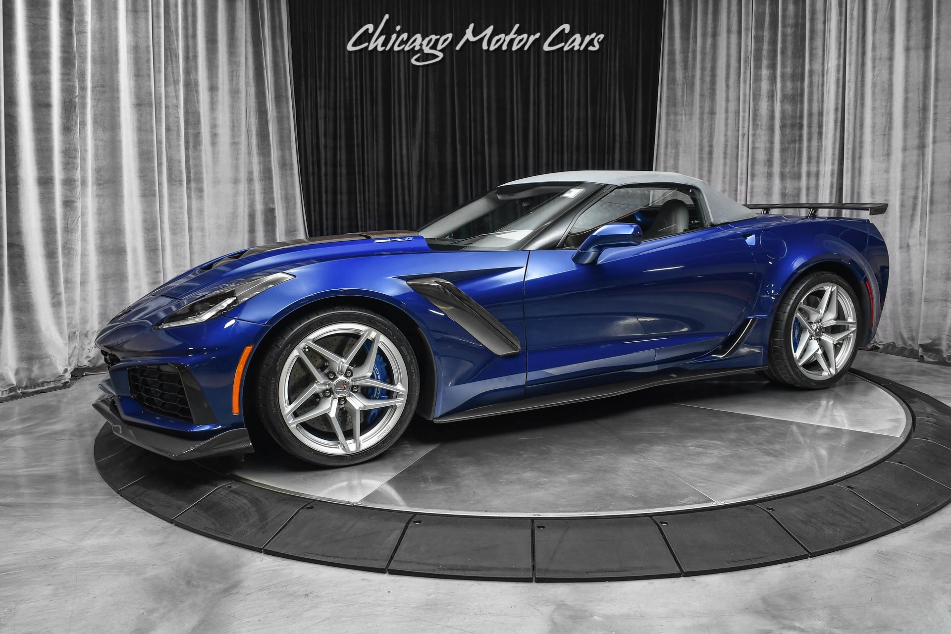 Used-2019-Chevrolet-Corvette-ZR1-3ZR-Convertible-Extremely-Rare-Color-Admiral-Blue-Metallic