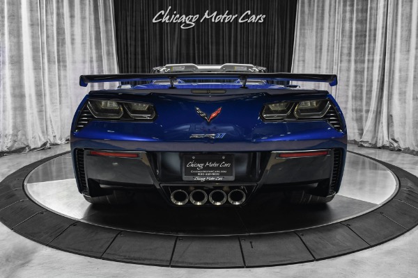 Used 2019 Chevrolet Corvette ZR1 3ZR Convertible Extremely Rare Color! Admiral Blue Metallic for sale Sold at Chicago Motor Cars in West Chicago IL 60185 4