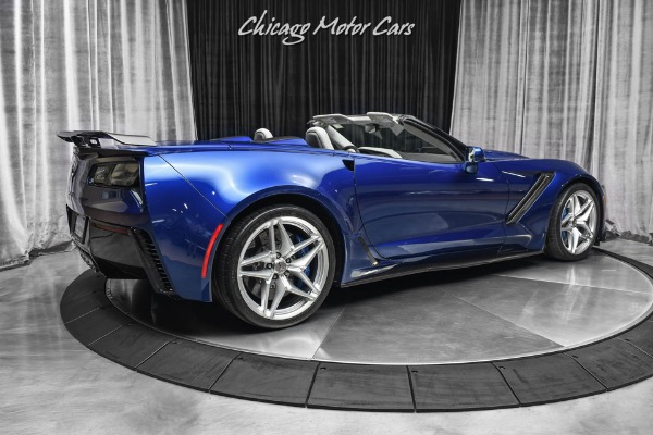 Used 2019 Chevrolet Corvette ZR1 3ZR Convertible Extremely Rare Color! Admiral Blue Metallic for sale Sold at Chicago Motor Cars in West Chicago IL 60185 5