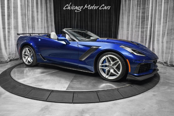 Used 2019 Chevrolet Corvette ZR1 3ZR Convertible Extremely Rare Color! Admiral Blue Metallic for sale Sold at Chicago Motor Cars in West Chicago IL 60185 6