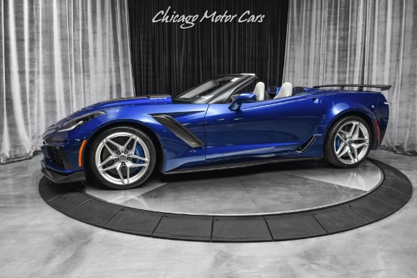 Used 2019 Chevrolet Corvette ZR1 3ZR Convertible Extremely Rare Color! Admiral Blue Metallic for sale Sold at Chicago Motor Cars in West Chicago IL 60185 1