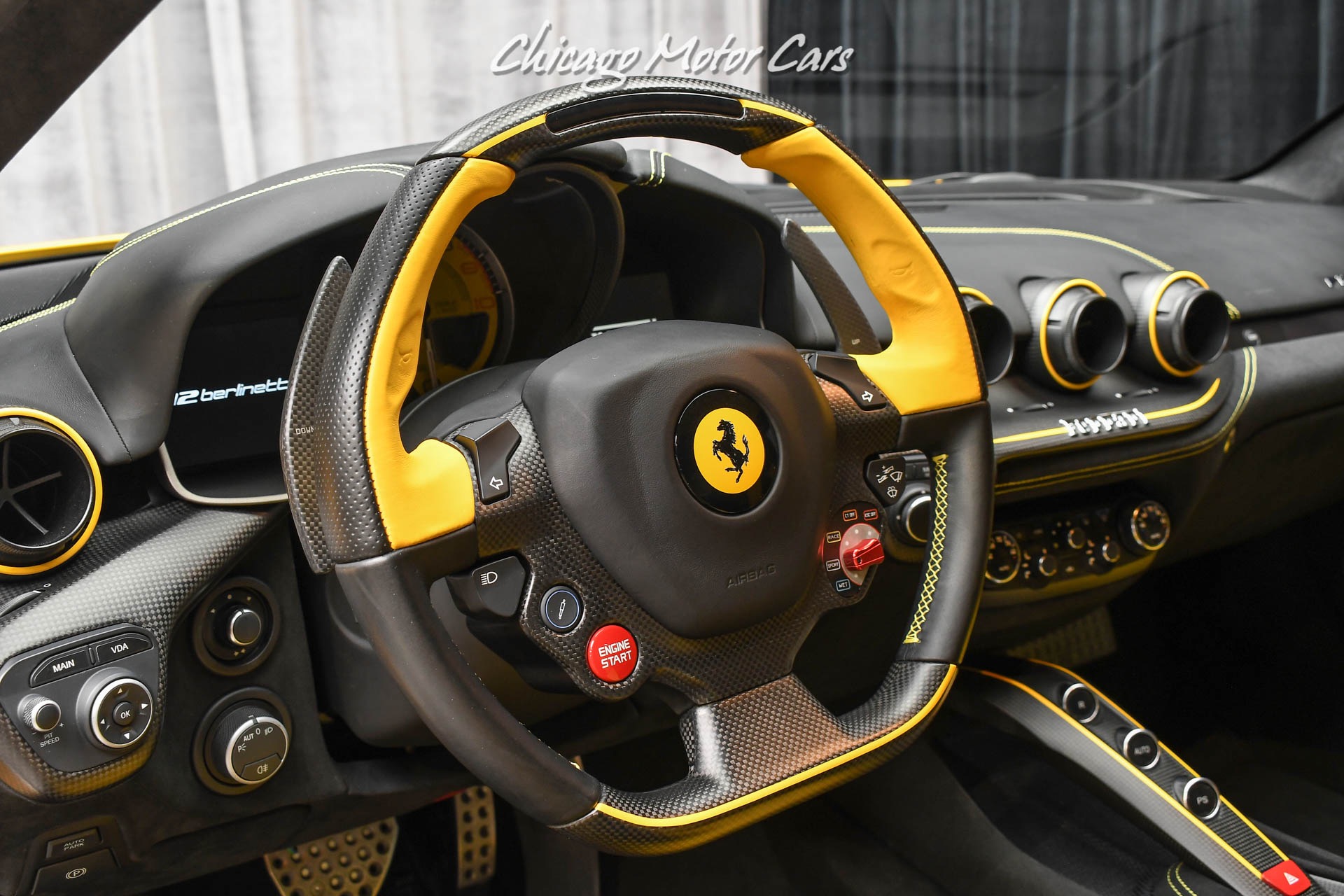 Used-2014-Ferrari-F12-Berlinetta-547kMSRP-IPE-Exhaust-Factory-Matte-Yellow-Yellow-Carbon