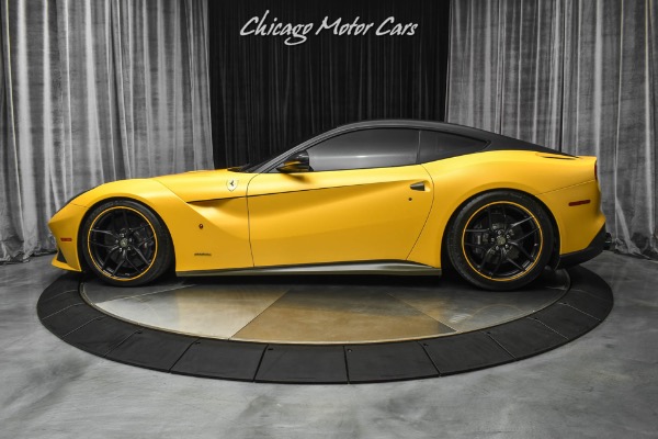 Used-2014-Ferrari-F12-Berlinetta-547kMSRP-IPE-Exhaust-Factory-Matte-Yellow-Yellow-Carbon