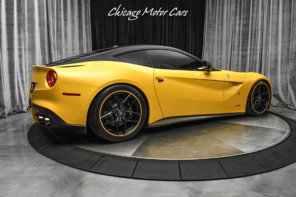 Used 2014 Ferrari F12 Berlinetta $547k+MSRP! IPE Exhaust! Factory Matte Yellow! Yellow Carbon! for sale Sold at Chicago Motor Cars in West Chicago IL 60185 5