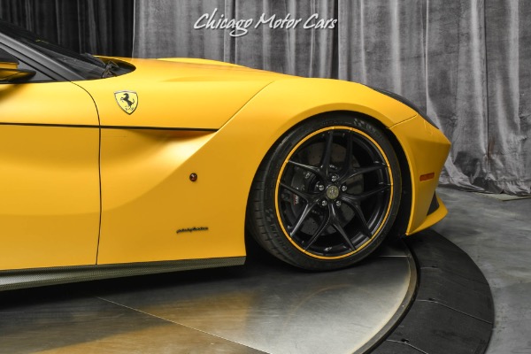 Used-2014-Ferrari-F12-Berlinetta-547kMSRP-IPE-Exhaust-Factory-Matte-Yellow-Yellow-Carbon