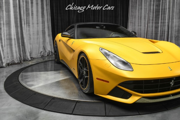 Used-2014-Ferrari-F12-Berlinetta-547kMSRP-IPE-Exhaust-Factory-Matte-Yellow-Yellow-Carbon