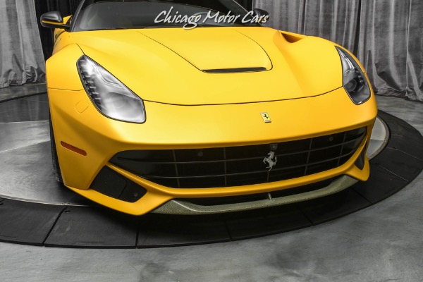 Used-2014-Ferrari-F12-Berlinetta-547kMSRP-IPE-Exhaust-Factory-Matte-Yellow-Yellow-Carbon