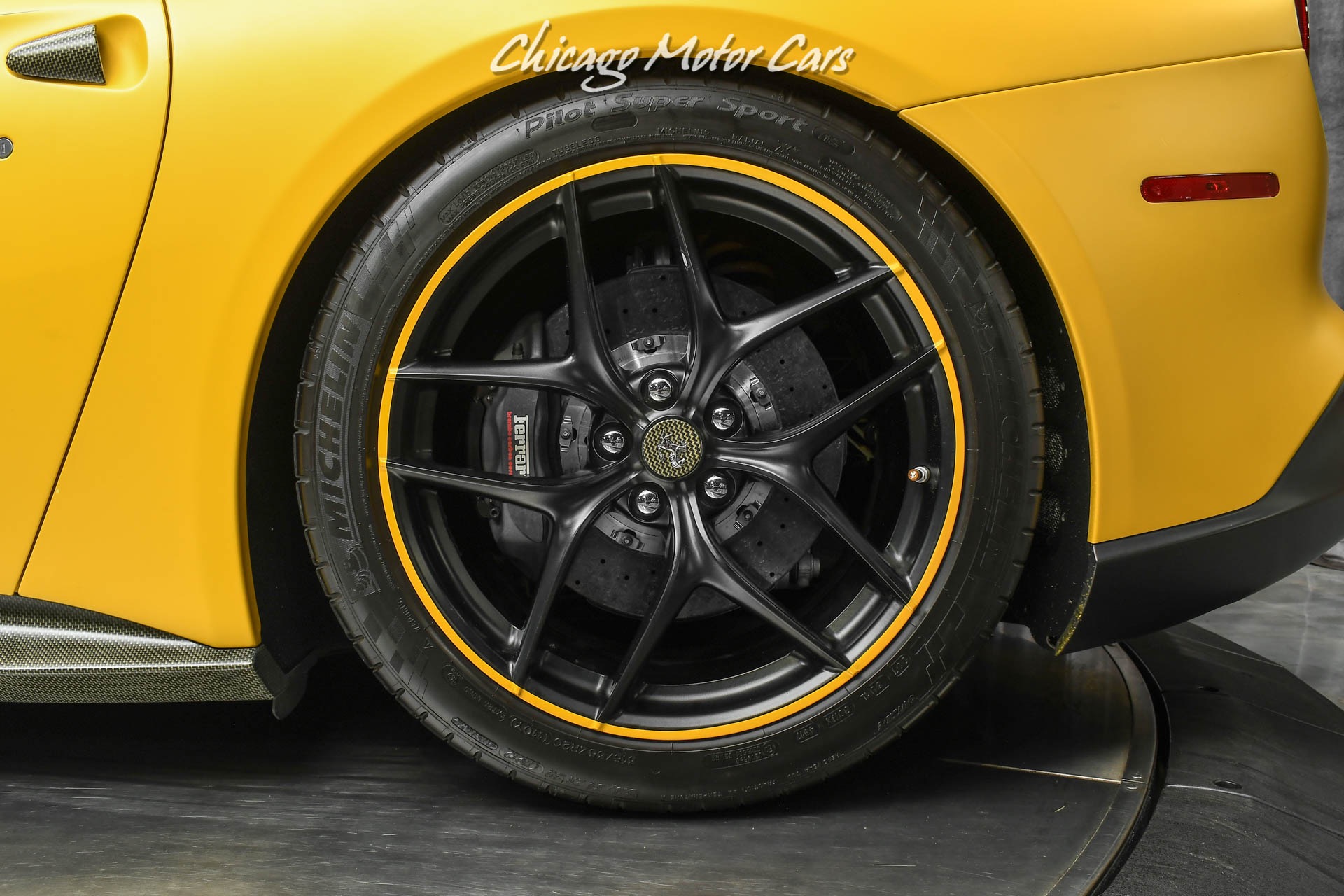 Used-2014-Ferrari-F12-Berlinetta-547kMSRP-IPE-Exhaust-Factory-Matte-Yellow-Yellow-Carbon