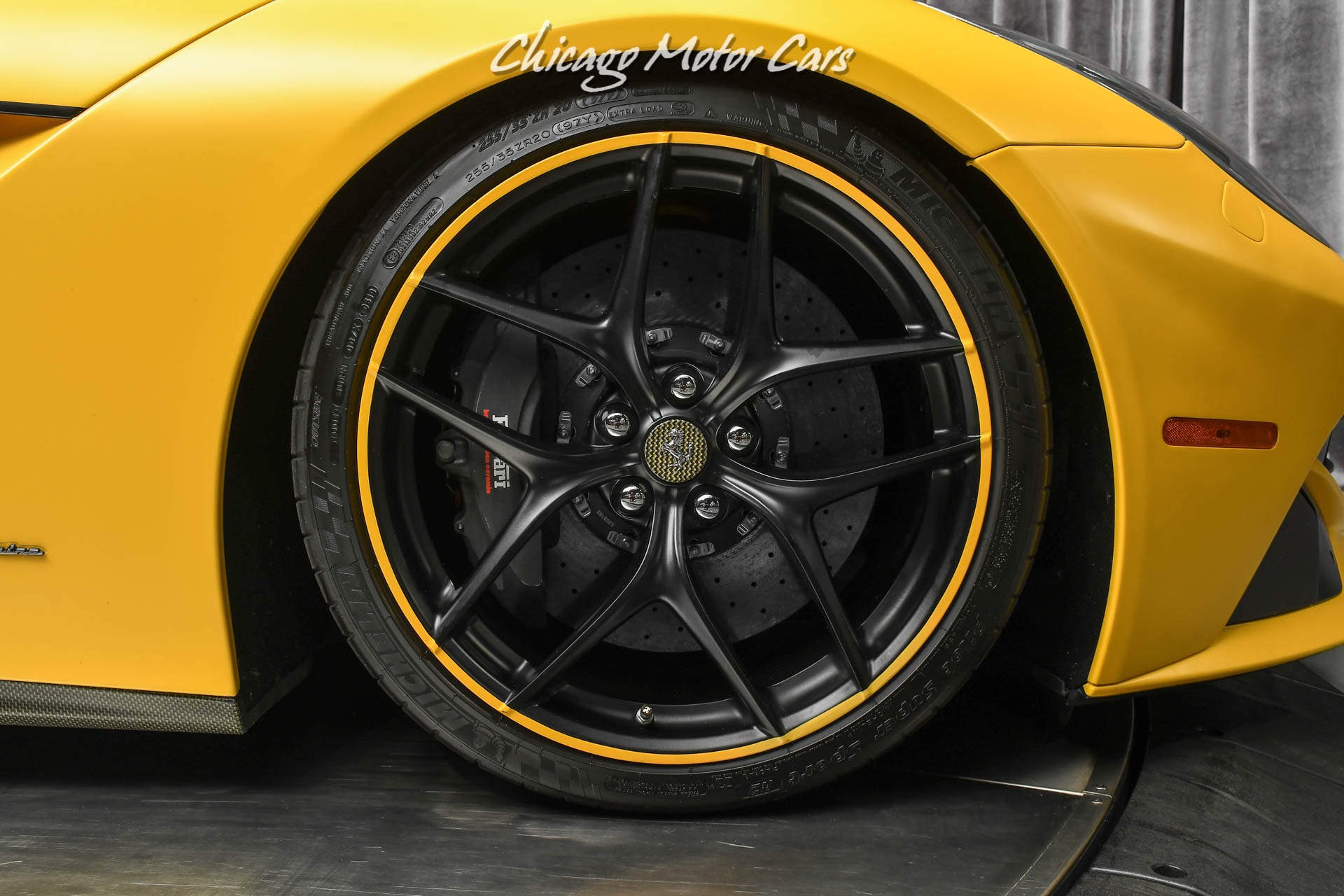 Used-2014-Ferrari-F12-Berlinetta-547kMSRP-IPE-Exhaust-Factory-Matte-Yellow-Yellow-Carbon