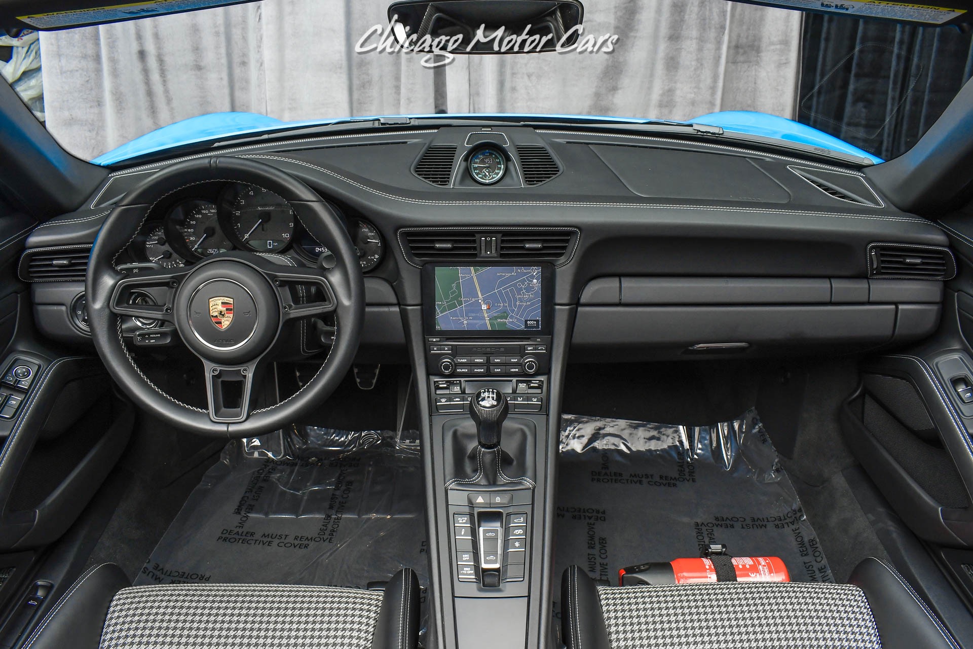 Used-2019-Porsche-911-Speedster-RARE-PTS-Mexico-Blue-Front-Lift-ONLY-2K-Miles-LOADED