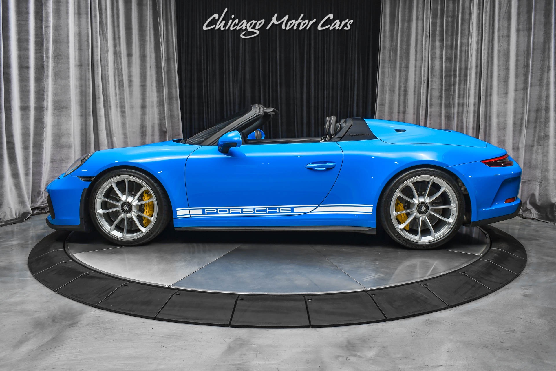 Used-2019-Porsche-911-Speedster-RARE-PTS-Mexico-Blue-Front-Lift-ONLY-2K-Miles-LOADED