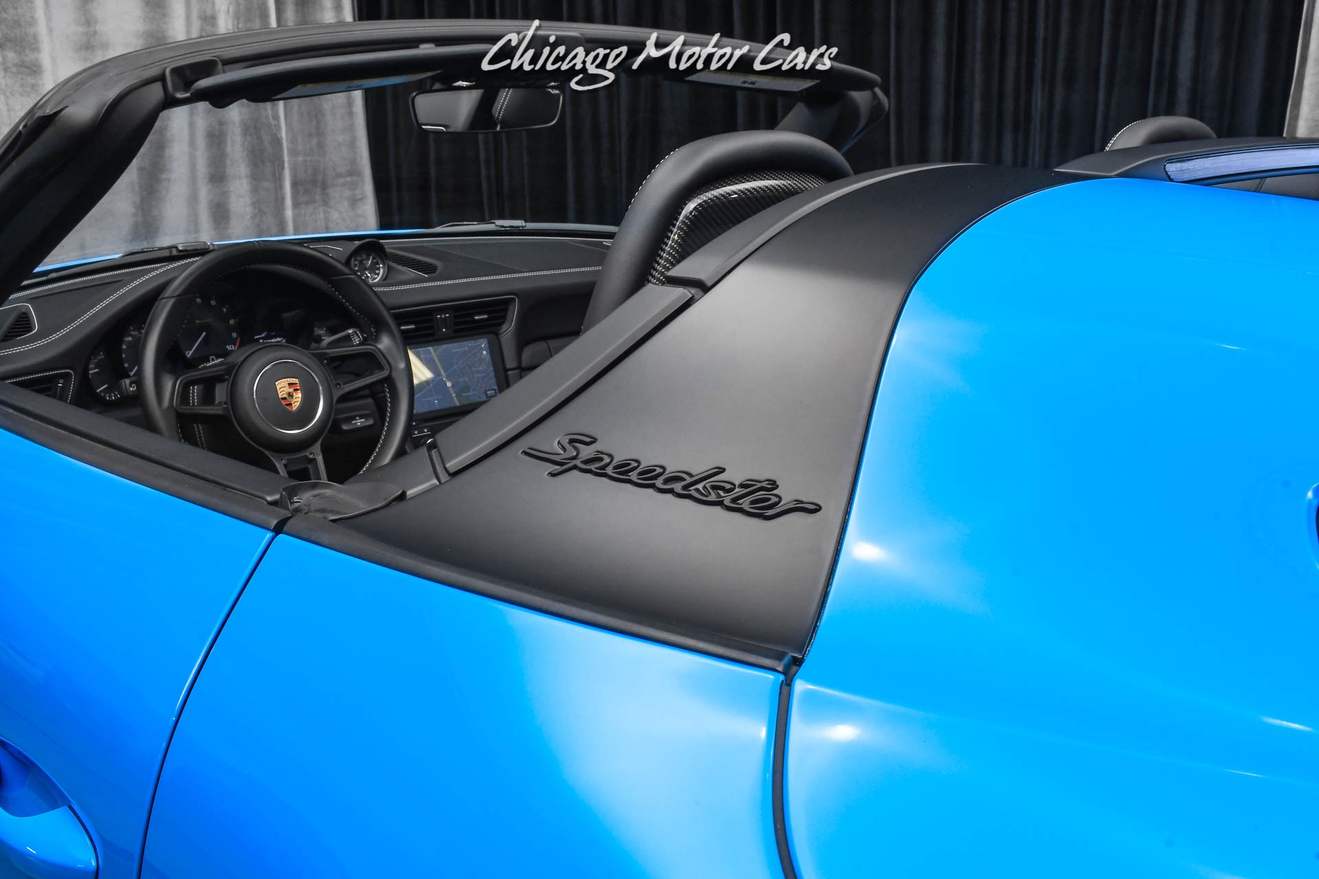 Used-2019-Porsche-911-Speedster-RARE-PTS-Mexico-Blue-Front-Lift-ONLY-2K-Miles-LOADED