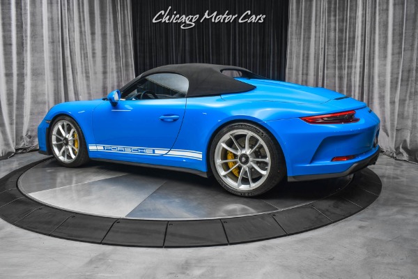 Used-2019-Porsche-911-Speedster-RARE-PTS-Mexico-Blue-Front-Lift-ONLY-2K-Miles-LOADED