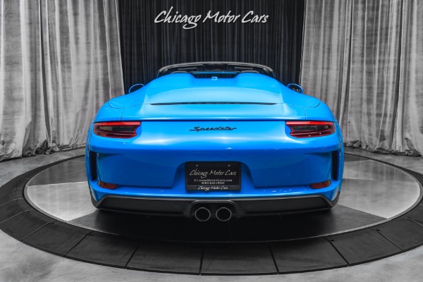 Used 2019 Porsche 911 Speedster RARE PTS Mexico Blue! Front Lift! ONLY 2K Miles! LOADED! for sale Sold at Chicago Motor Cars in West Chicago IL 60185 4