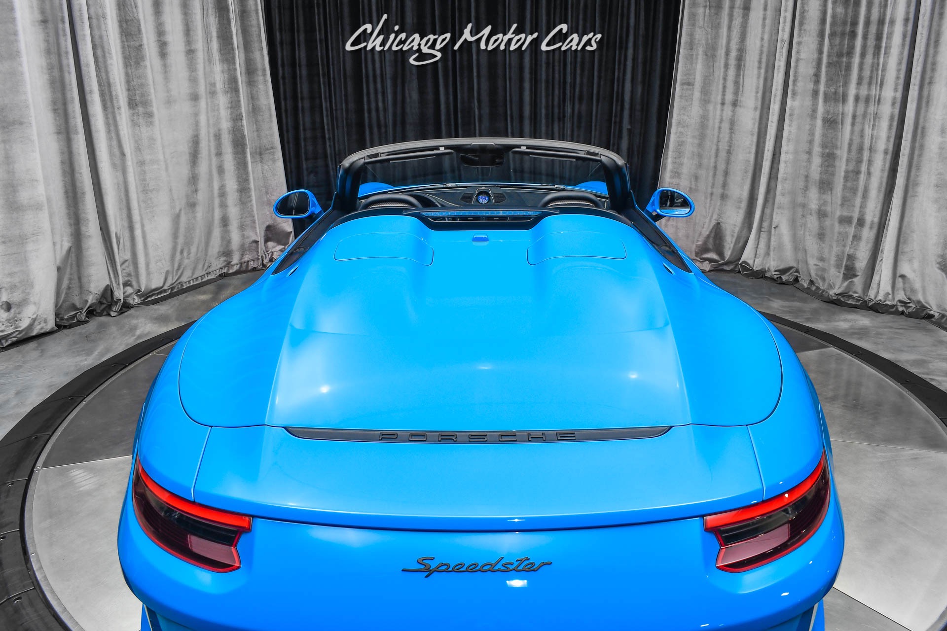 Used-2019-Porsche-911-Speedster-RARE-PTS-Mexico-Blue-Front-Lift-ONLY-2K-Miles-LOADED