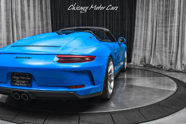 Used-2019-Porsche-911-Speedster-RARE-PTS-Mexico-Blue-Front-Lift-ONLY-2K-Miles-LOADED