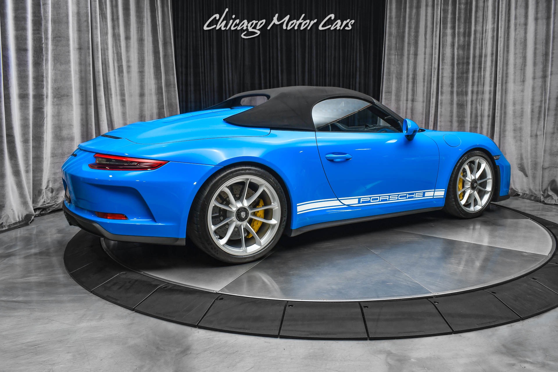 Used-2019-Porsche-911-Speedster-RARE-PTS-Mexico-Blue-Front-Lift-ONLY-2K-Miles-LOADED