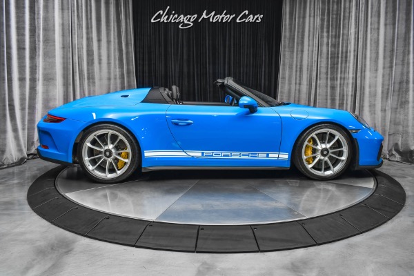 Used-2019-Porsche-911-Speedster-RARE-PTS-Mexico-Blue-Front-Lift-ONLY-2K-Miles-LOADED