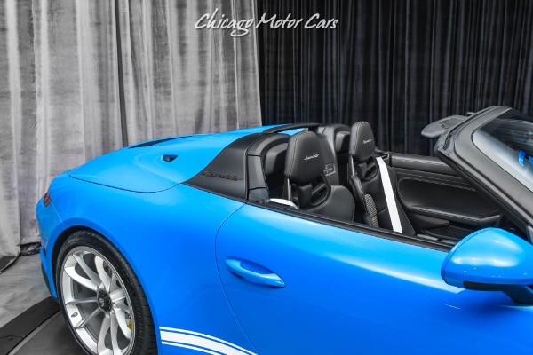 Used-2019-Porsche-911-Speedster-RARE-PTS-Mexico-Blue-Front-Lift-ONLY-2K-Miles-LOADED