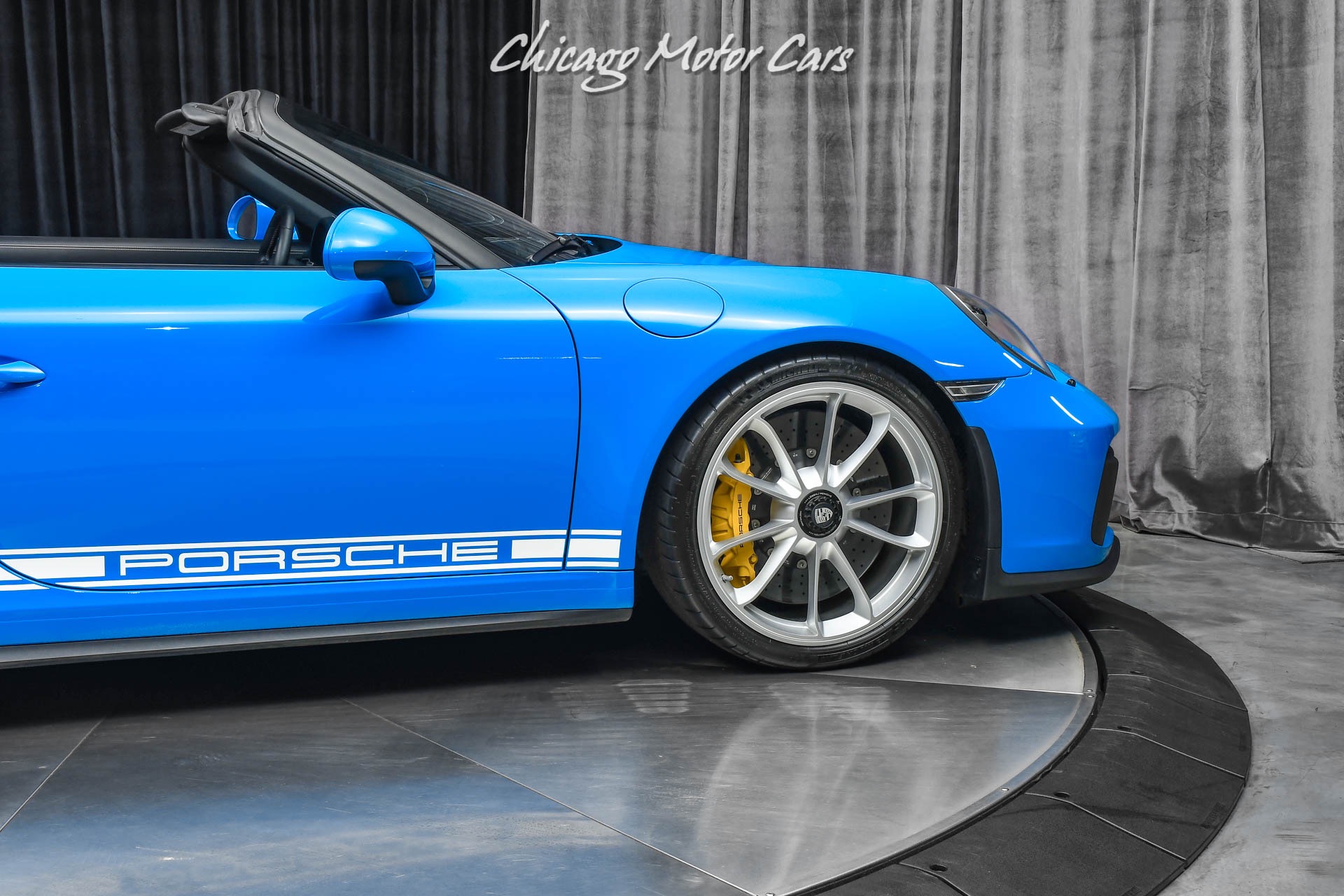 Used-2019-Porsche-911-Speedster-RARE-PTS-Mexico-Blue-Front-Lift-ONLY-2K-Miles-LOADED