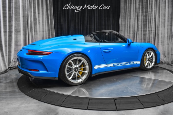 Used-2019-Porsche-911-Speedster-RARE-PTS-Mexico-Blue-Front-Lift-ONLY-2K-Miles-LOADED