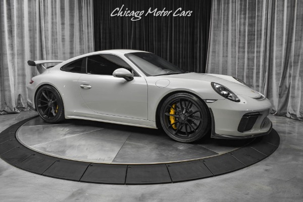 Used 2018 Porsche 911 GT3 Rare Chalk Paint! PCCBs! Loaded Spec! Carbon Fiber Everywhere! for sale Sold at Chicago Motor Cars in West Chicago IL 60185 6