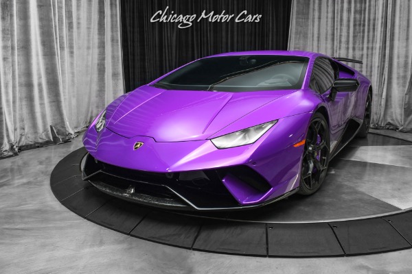 Used-2018-Lamborghini-Huracan-LP640-4-Performante-Coupe-Rare-Ad-Personam-Viola-Parsifae-Lift-System