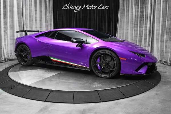 Used 2018 Lamborghini Huracan LP640-4 Performante Coupe Rare Ad Personam Viola Parsifae! Lift System! for sale Sold at Chicago Motor Cars in West Chicago IL 60185 6