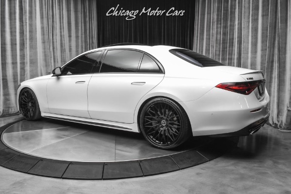 Used 2021 Mercedes-Benz S580 4Matic Sedan AMG Line! RDB Signature Wheels! 3D Tech Pkg Comfort Pkg LOADED for sale Sold at Chicago Motor Cars in West Chicago IL 60185 3