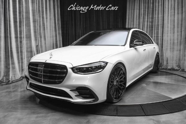 Used-2021-Mercedes-Benz-S580-4Matic-Sedan-AMG-Line-RDB-Signature-Wheels-3D-Tech-Pkg-Comfort-Pkg-LOADED