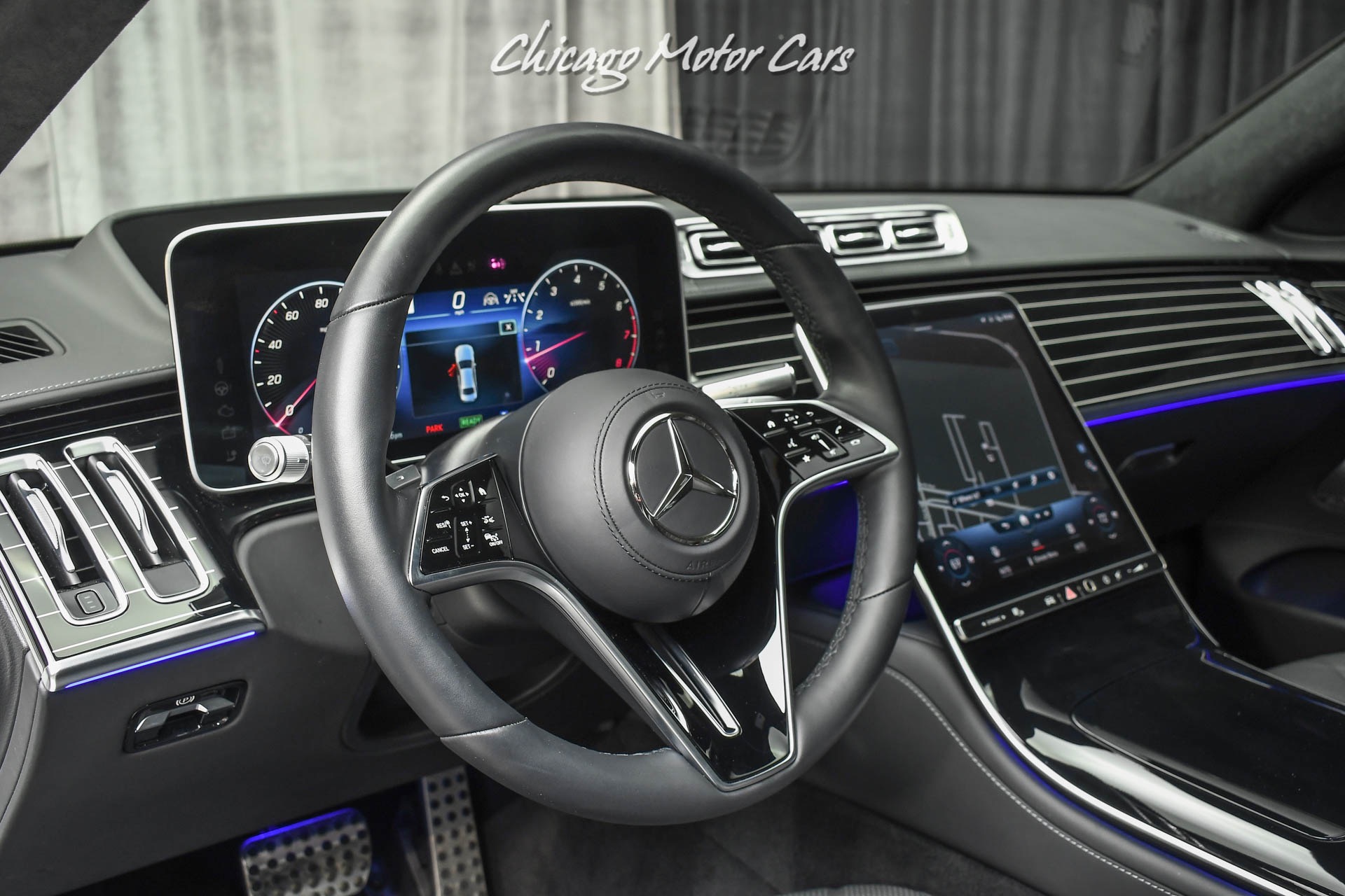 Used-2021-Mercedes-Benz-S-Class-S580-4-Matic-Sedan-AMG-LINE-PKG-3D-TECH-PKG-Head-Up-Display
