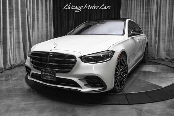 Used-2021-Mercedes-Benz-S580-4-Matic-Sedan-AMG-Line-Package-21s-Night-Package-LOADED-Designo-Diamond-White