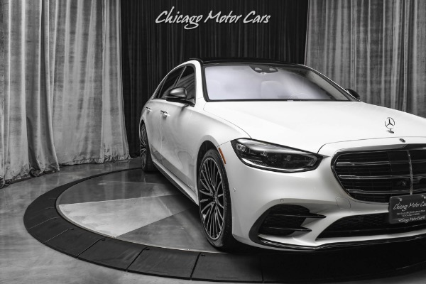 Used-2021-Mercedes-Benz-S580-4-Matic-Sedan-AMG-Line-Package-21s-Night-Package-LOADED-Designo-Diamond-White