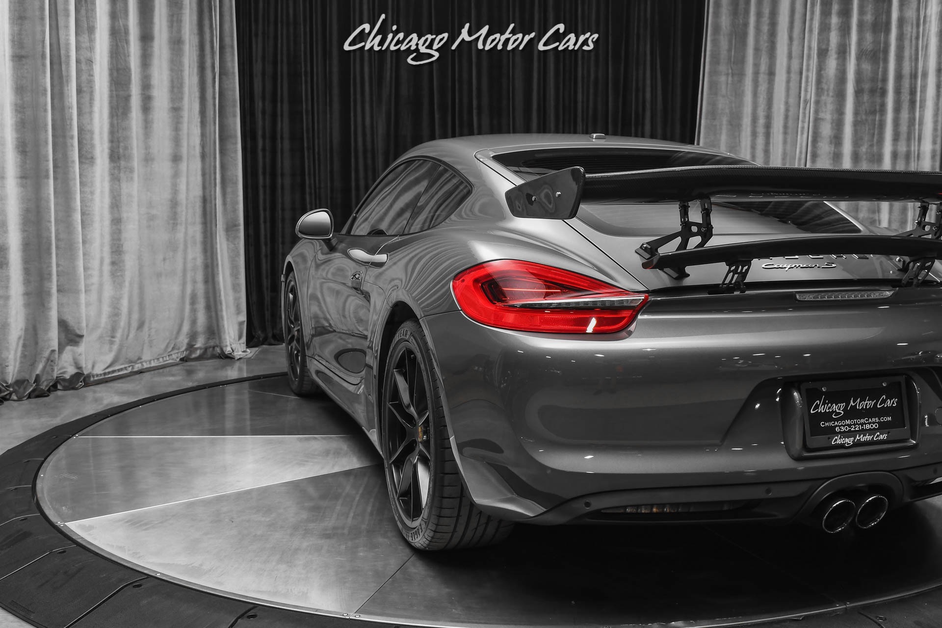 Used-2016-Porsche-Cayman-S-Infotainment-Package-14-Way-Heated-Sport-Seats-Carbon-Fiber-Wing