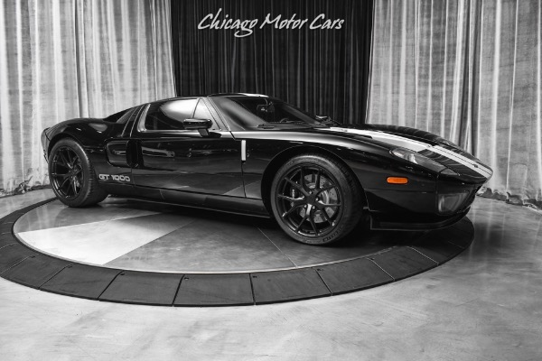 Used 2006 Ford GT Coupe ALL 4 Options HENNESSEY GT1000 Package HRE Wheels! Black! Stripes! for sale Sold at Chicago Motor Cars in West Chicago IL 60185 6