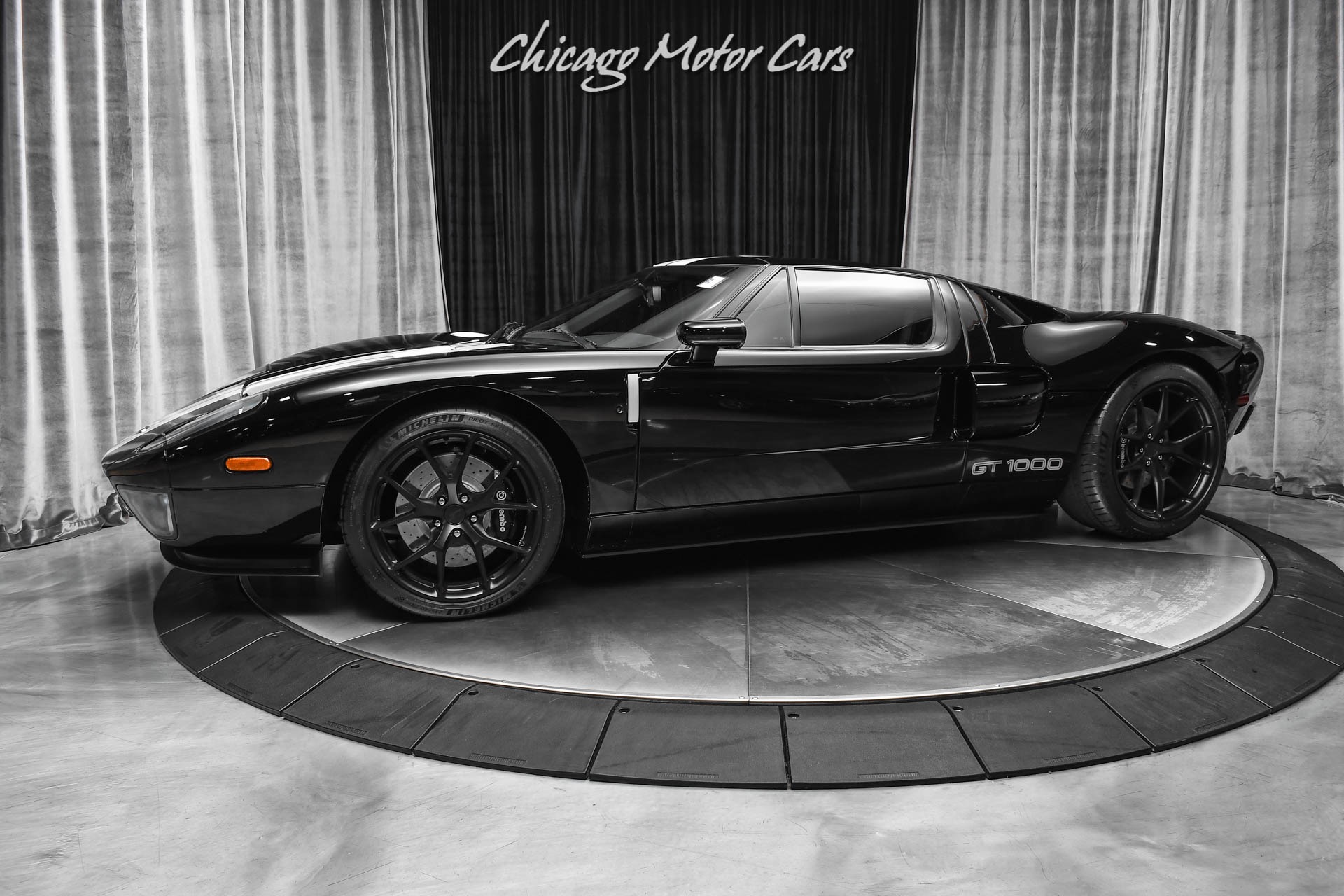 Used 2006 Ford GT Coupe ALL 4 Options HENNESSEY GT1000 Package HRE Wheels! Black! Stripes! for sale Sold at Chicago Motor Cars in West Chicago IL 60185 1