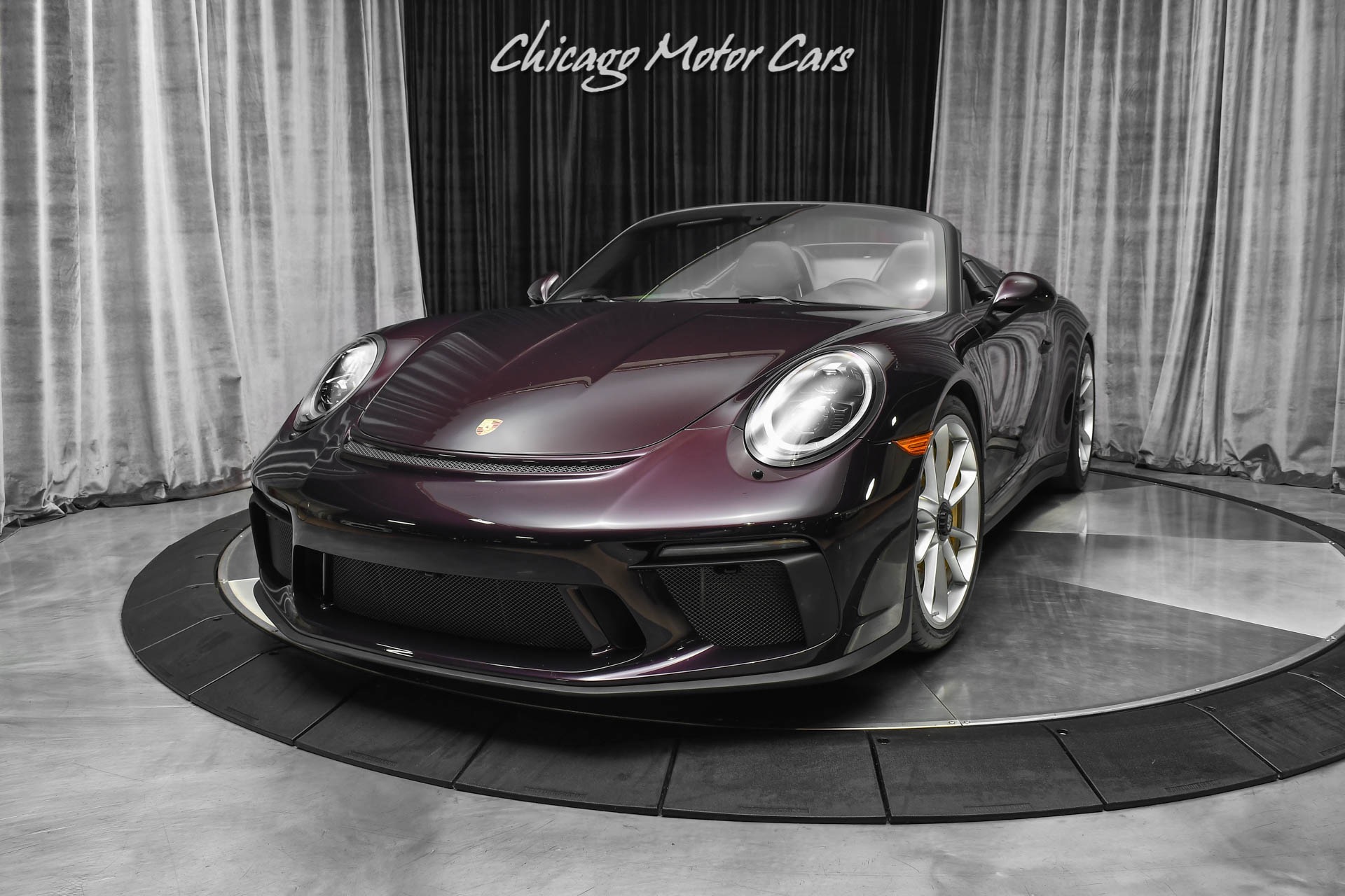 Used-2019-Porsche-911-Speedster-RARE-PTS-AMETHYST-METALLIC-Front-Axle-Lift-Limited-Production